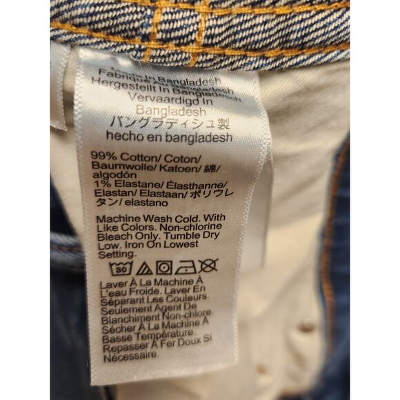 J.‎ Crew Curvy Classic Straight Jeans Womens Size 34-(Fits 36x28) Ankle Crop - Picture 5 of 8